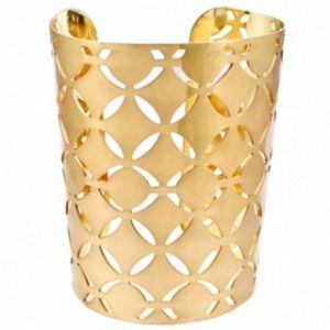 Venecias Tall Matte Gold Cut Out Design Cuff Bracelet.jpg